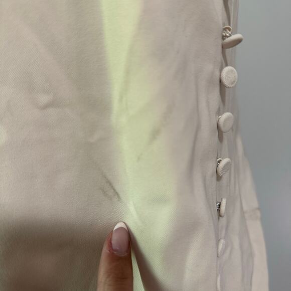 JONATHAN SIMKHAI Women's Eilish Mini Dress Size 12 In Biscotti - Picture 8 of 16